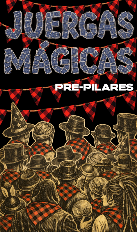 Cartel de Juerga Mágica Pilaresca en El Sótano Mágico