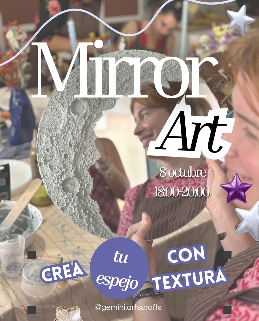 Cartel de Mirror Art: decora tu espejo en Gemini