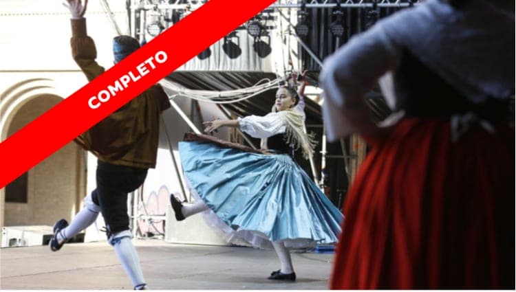 Cartel de Mis primeros pasos de jota: taller infantil en Espacio Ibercaja Xplora