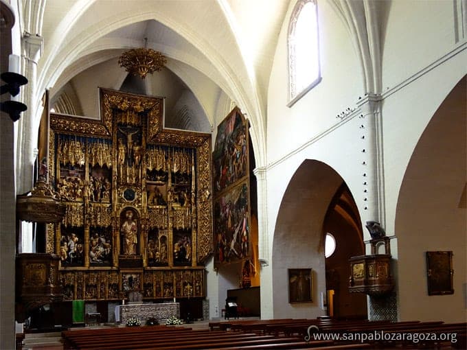 Cartel de Misa en la parroquia de San Pablo