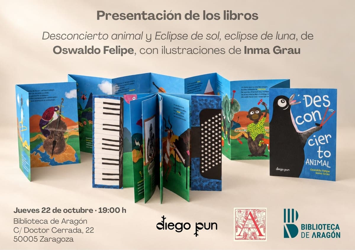 Cartel de Oswaldo Felipe presenta «Desconcierto animal» y «Eclipse de sol, eclipse de luna»