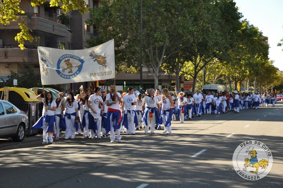 Cartel de Pasacalles con charanga de la Peña Pa'cutio