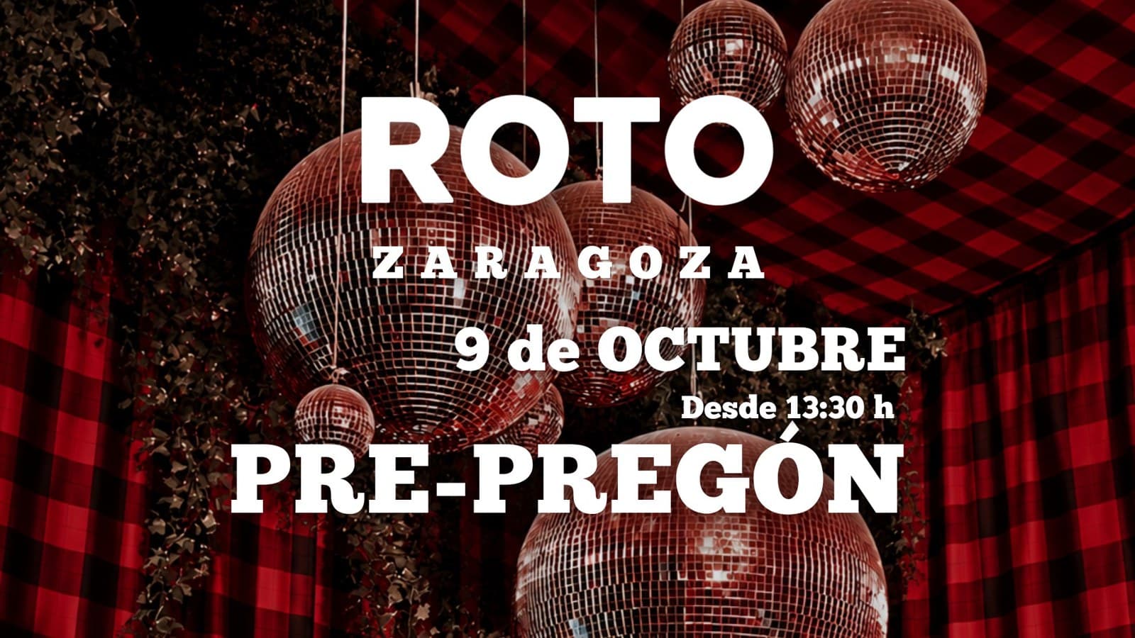 Cartel de Pre-Pregón en ROTO: fiesta con concierto de Dani Marín