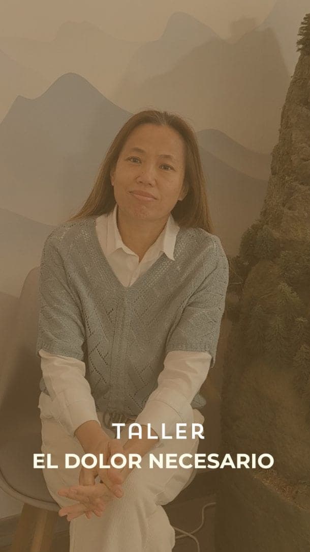 Cartel de Taller «El dolor necesario» con Yoko en Wu Wei