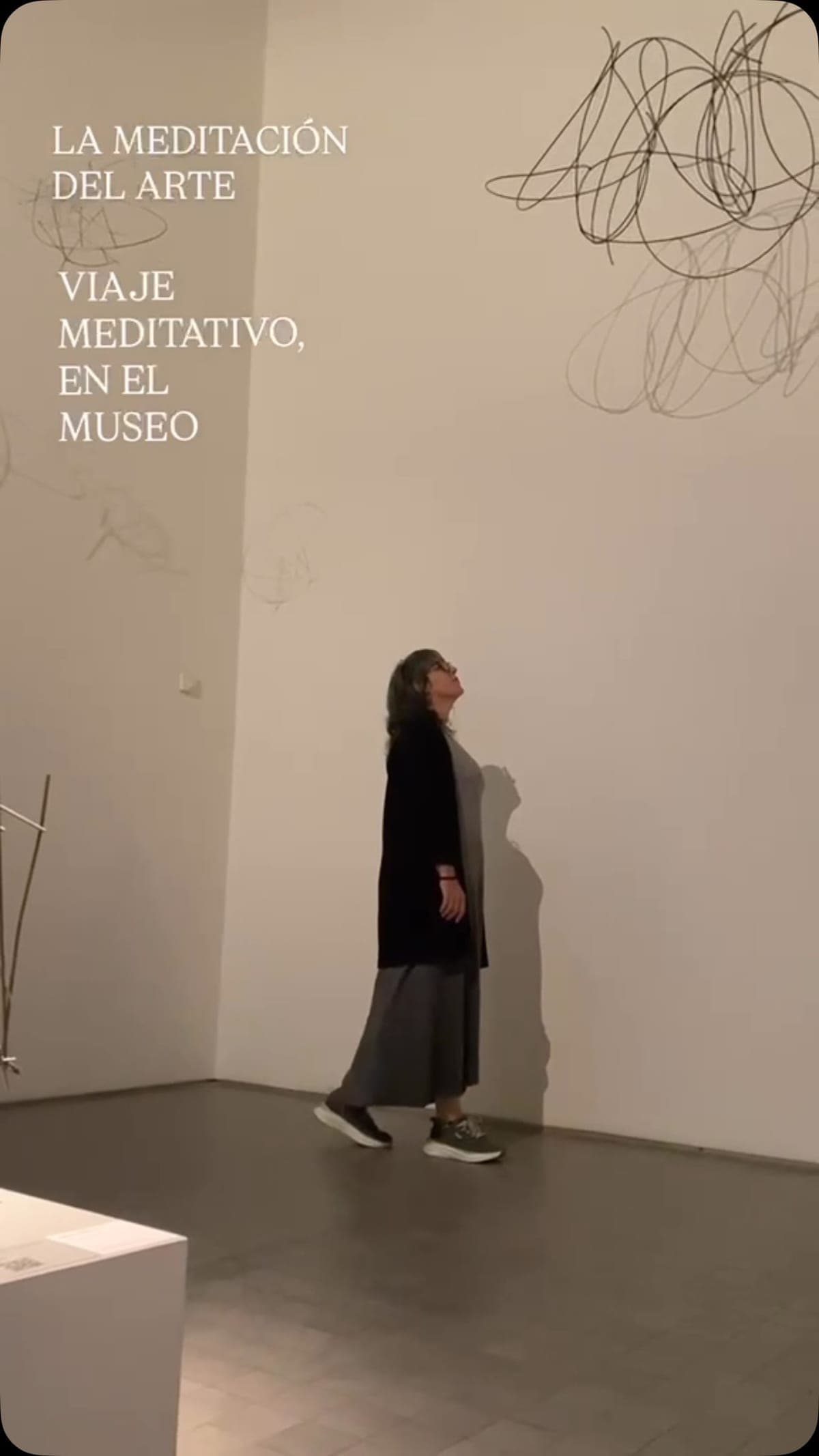 Cartel de Viaje meditativo en el museo Pablo Serrano, con La Meditación del Arte