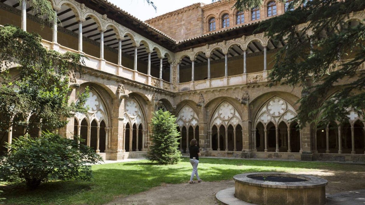 Cartel de Visitas guiadas al Monasterio de Veruela