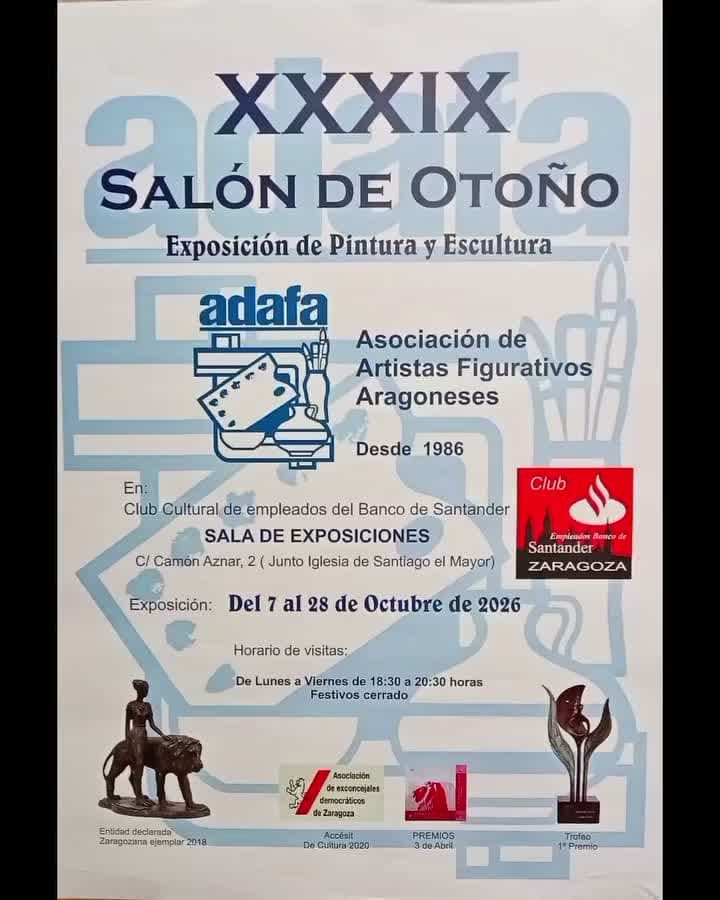Cartel de XXXIX Salón de Otoño de ADAFA