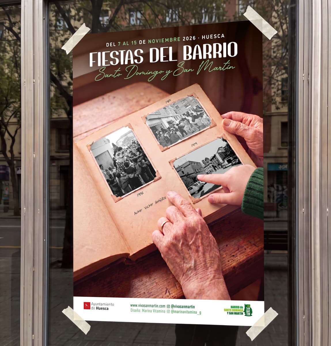 Cartel de Fiestas del barrio de Santo Domingo y San Martín