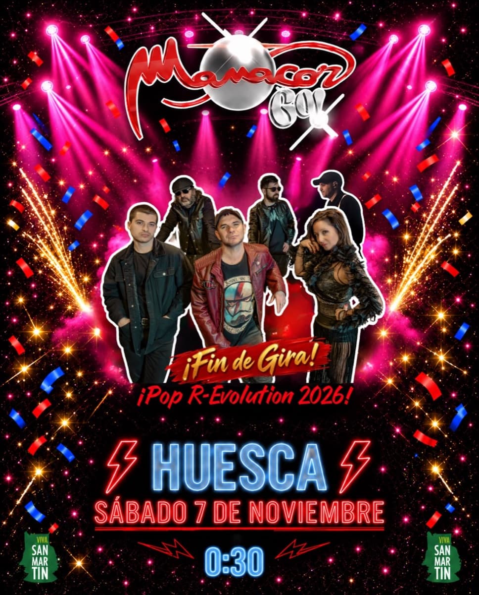 Cartel de Manacor Go!: fin de gira «Pop R-Evolution 2026»