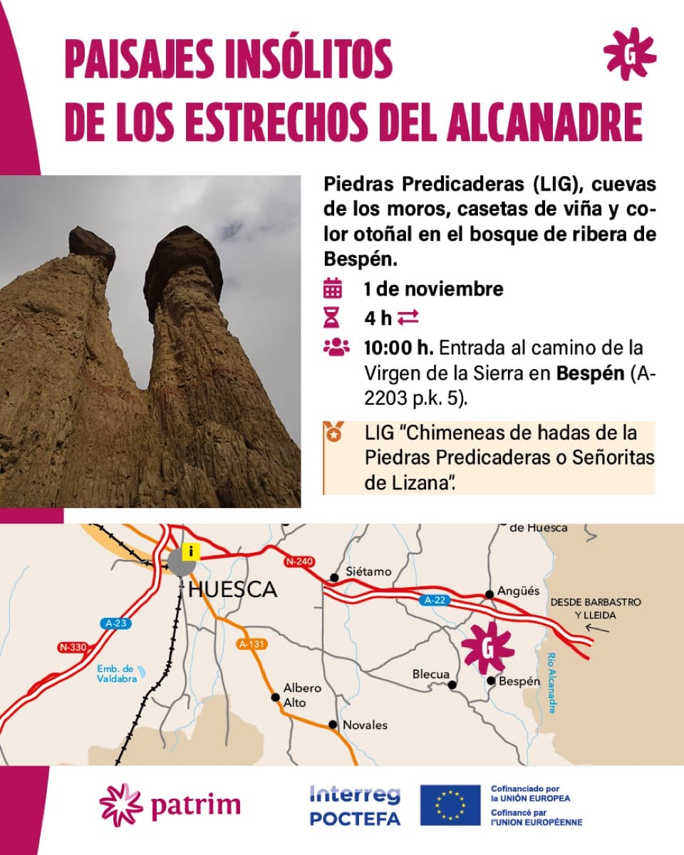 Cartel de Paisajes insólitos de los Estrechos del Alcanadre