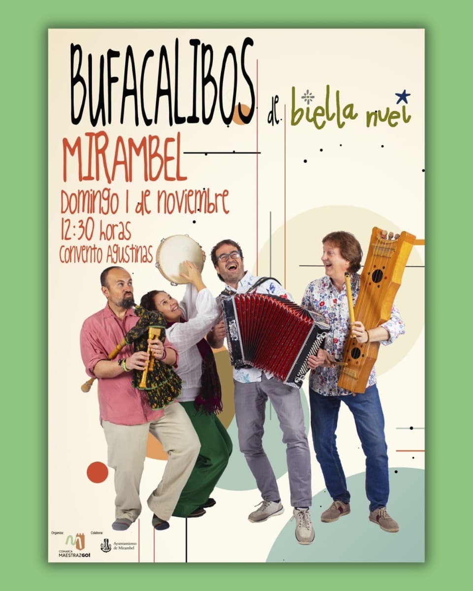 Cartel de Bufacalibos, de Biella Nuei, en Mirambel