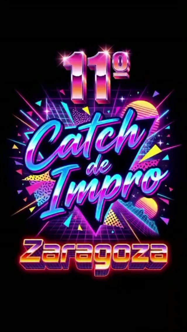 Cartel de 11.º Catch de Impro Zgz
