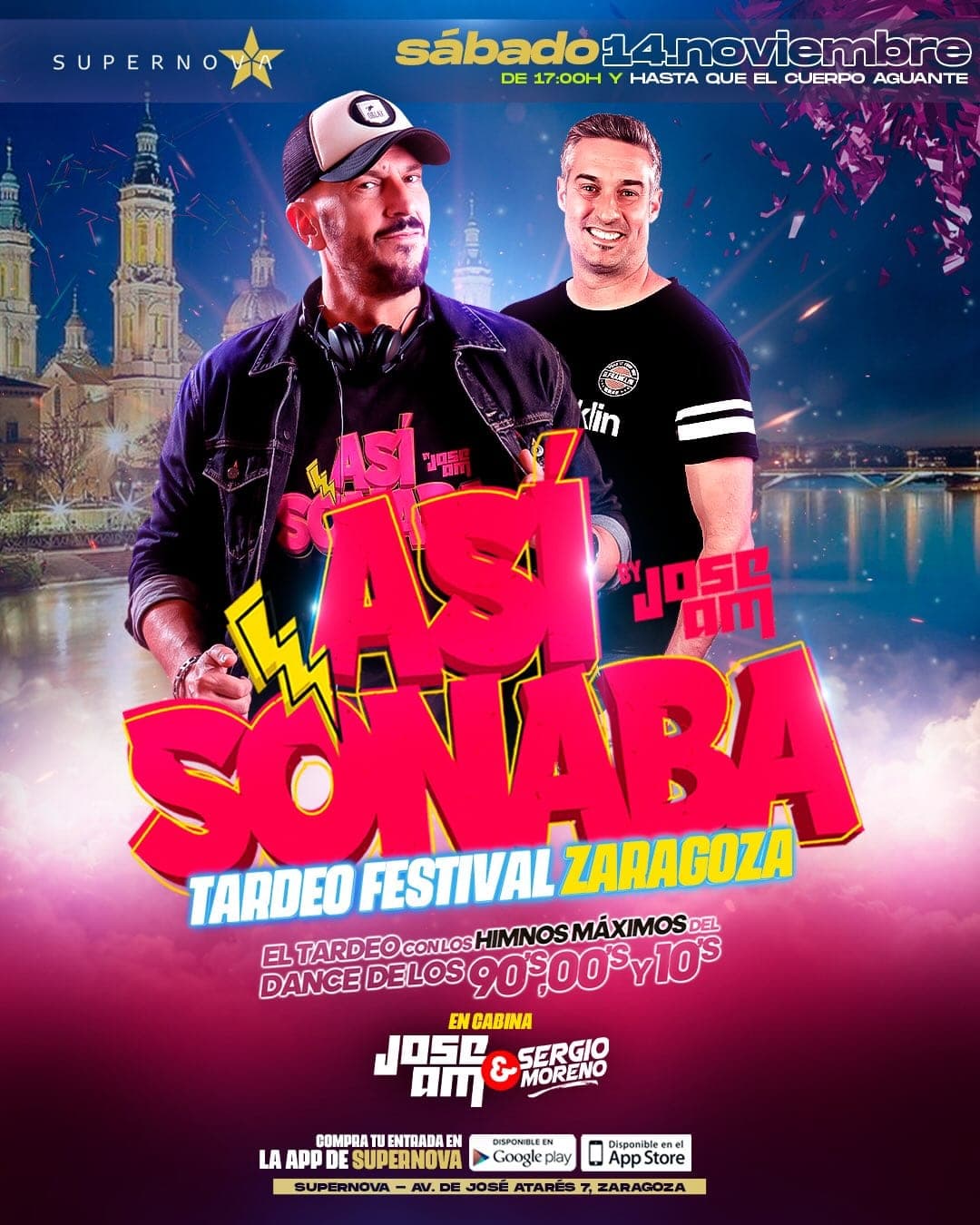 Cartel de Así Sonaba Tardeo Festival en Supernova