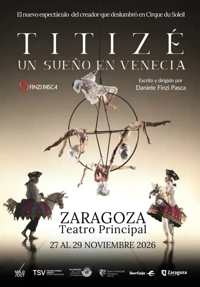 Cartel de Titizé, un sueño en Venecia, de la Compagnia Finzi Pasca