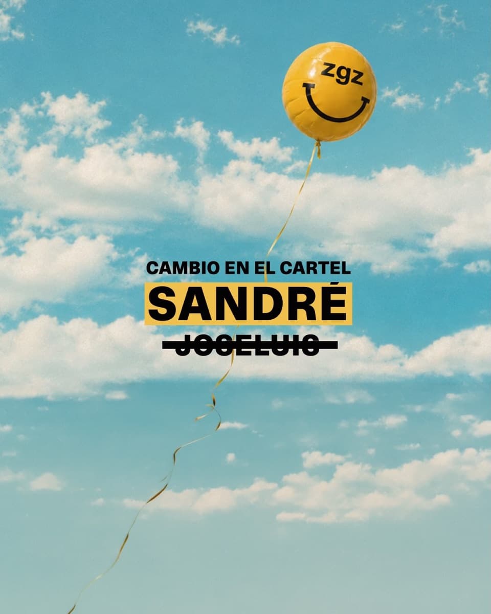 Cartel de Zaragoza Feliz Feliz: Gazella + Béla Sándor