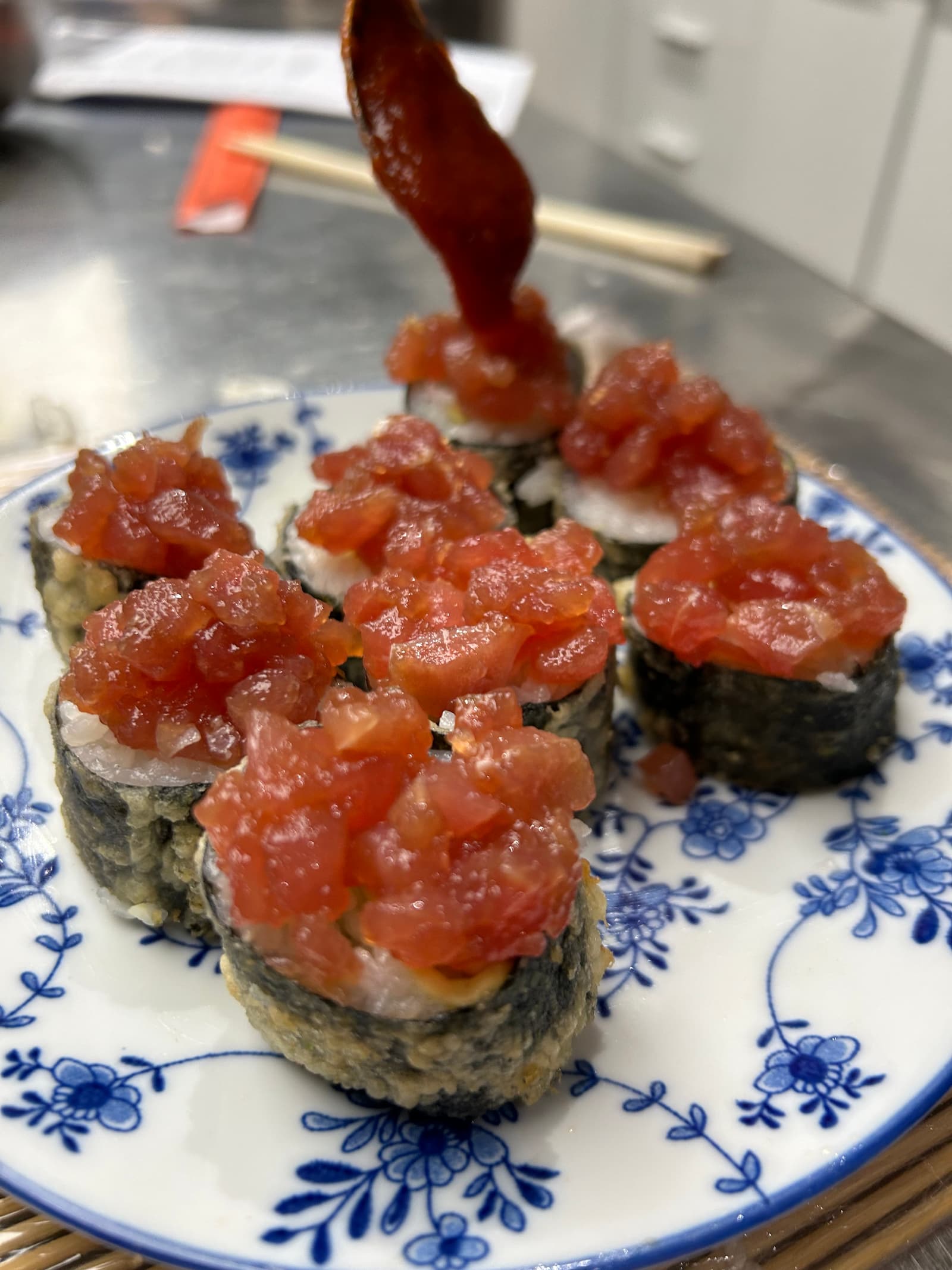 Cartel de Curso de cocina: Sushi creativo