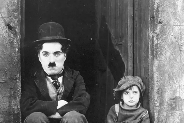 Cartel de Cine mudo con pianista: 'Tiempos modernos' (Chaplin)