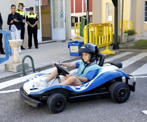 Cartel de Circuito infantil de seguridad vial