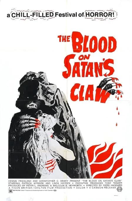 Cartel de La garra de Satán (Blood on Satan's Claw)
