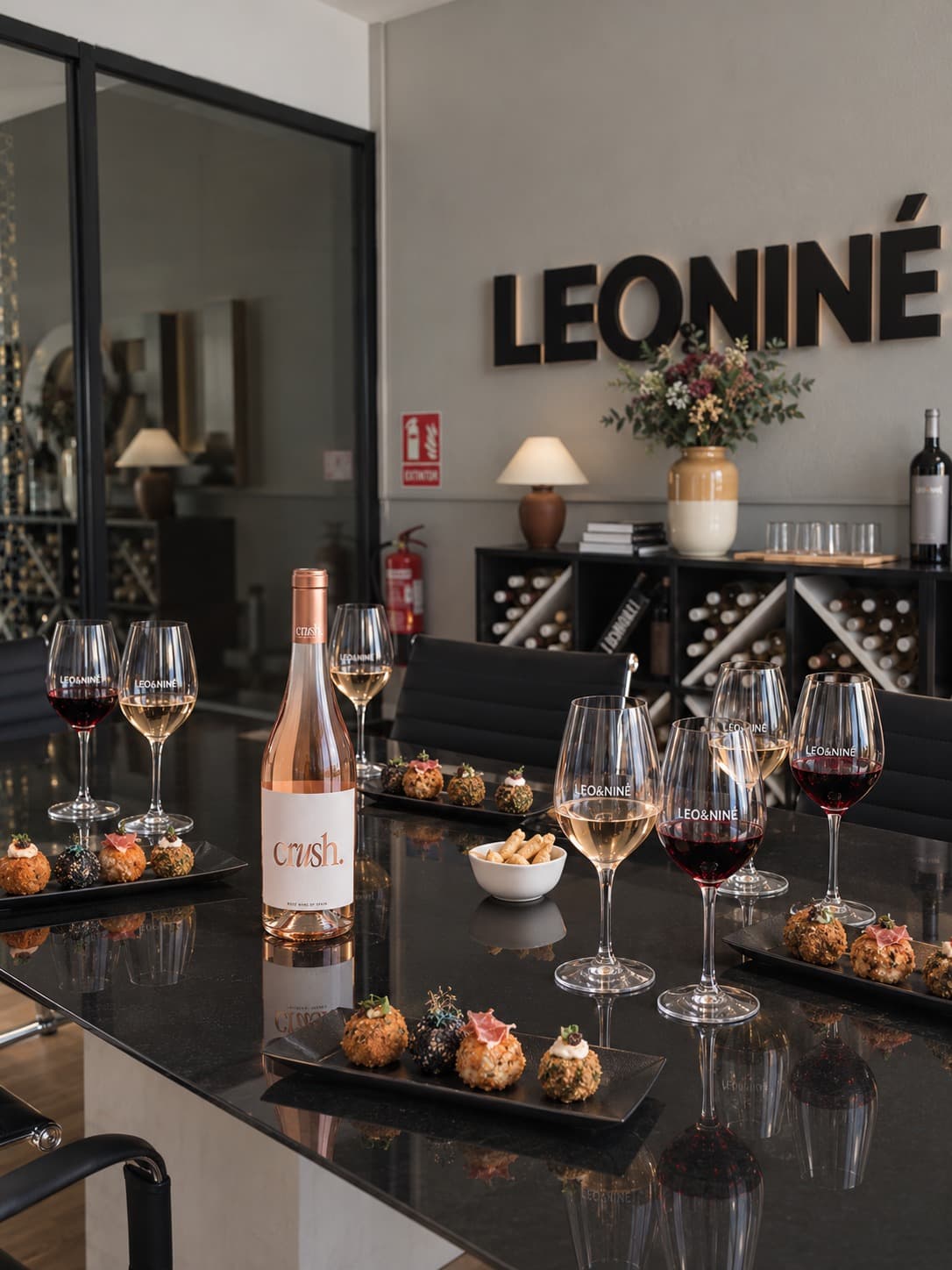 Cartel de «Croqueta Crush»: vino y croquetas en Leo&Niné