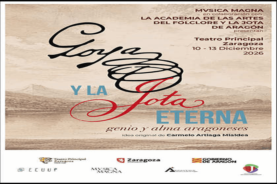 Cartel de Goya y la Jota eterna