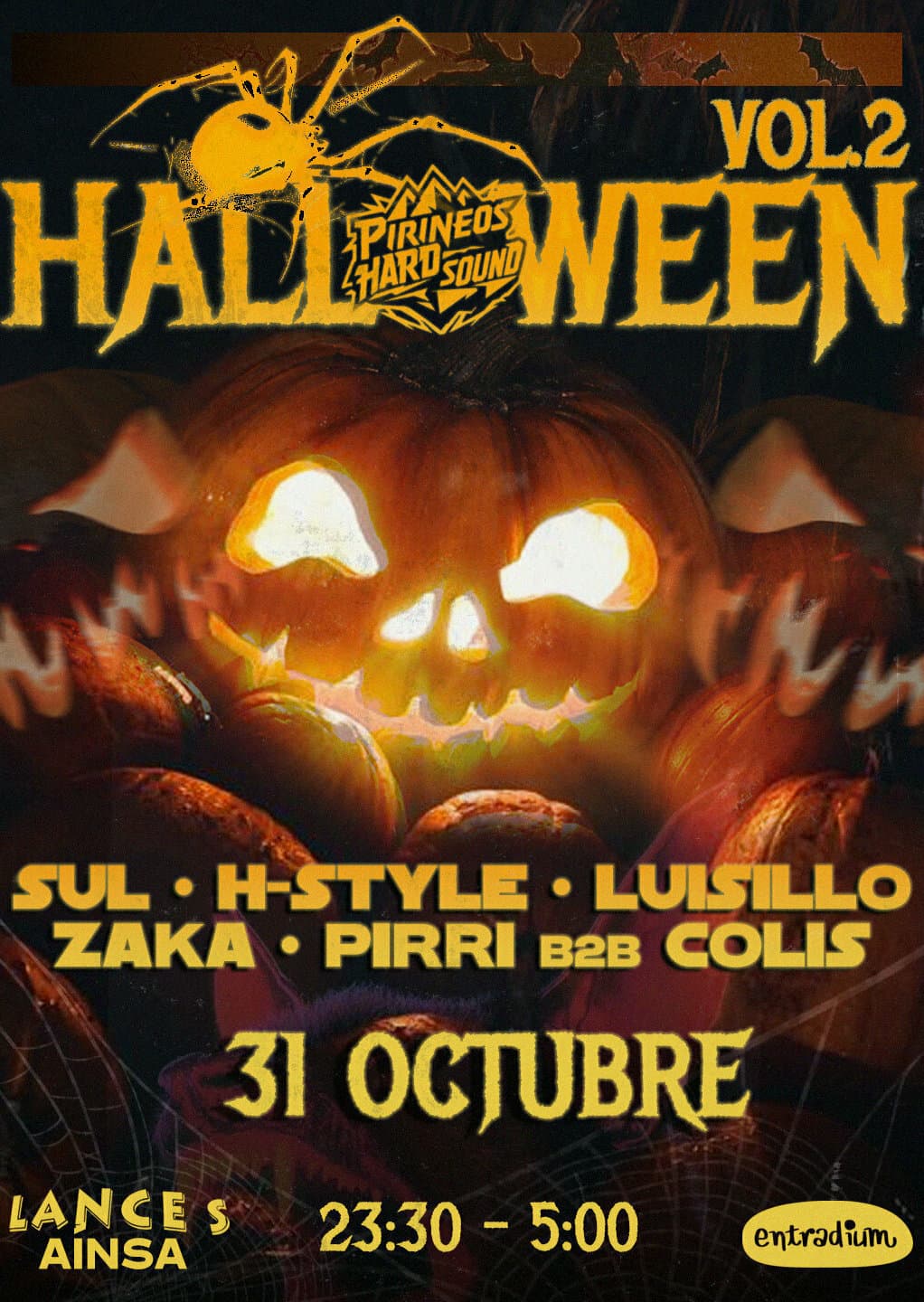 Cartel de Halloween V.2 en Pub Lances