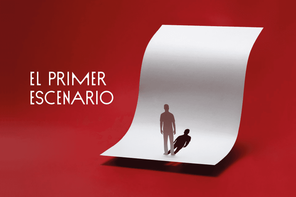 Cartel de El Primer Escenario. Exposición de carteles de artes escénicas Miguel Frago.