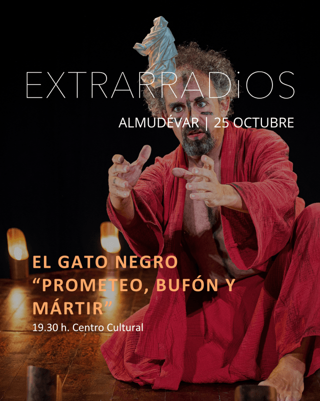 Cartel de El Gato Negro: «Prometeo, bufón y mártir»