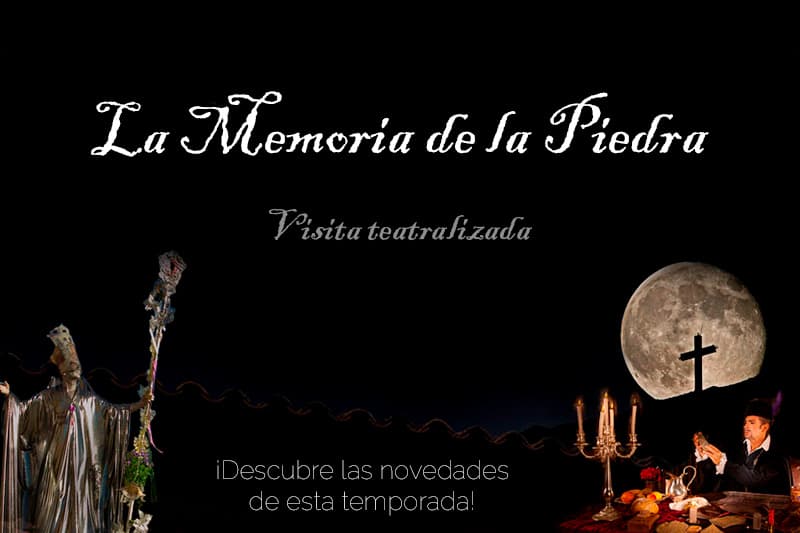 Cartel de Visita teatralizada «La Memoria de la Piedra» en la Ciudadela de Jaca