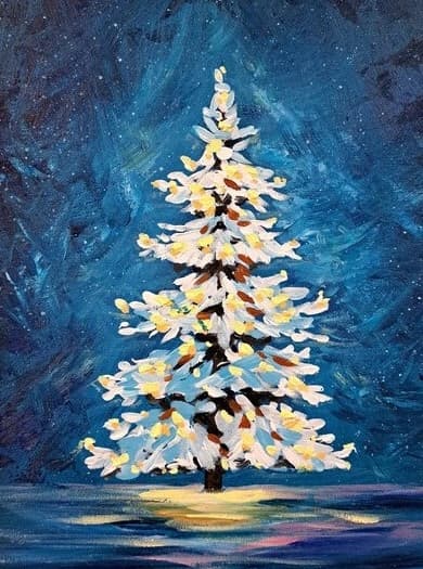 Cartel de Pinta y Brinda: Navidad