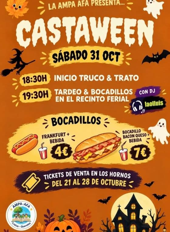 Cartel de Castaween en Cretas