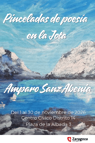 Cartel de Amparo Sanz Abenia. Exposición de pintura.