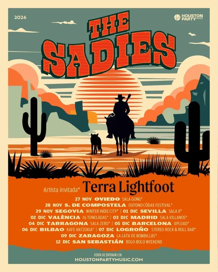 Cartel de The Sadies + Terra Lightfoot