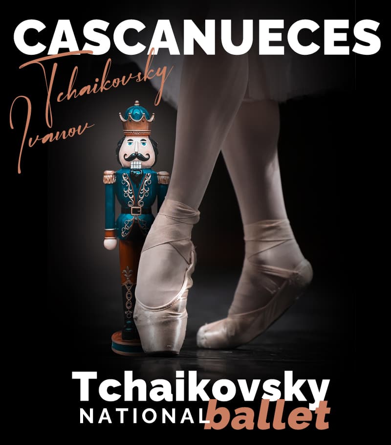 Cartel de El Cascanueces, por el Tchaikovsky National Ballet