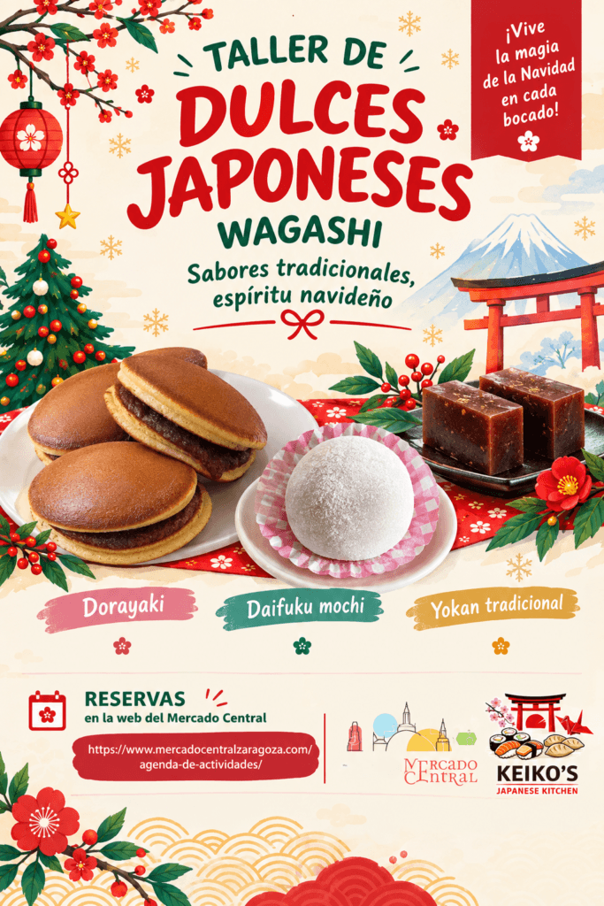 Cartel de Postres japoneses