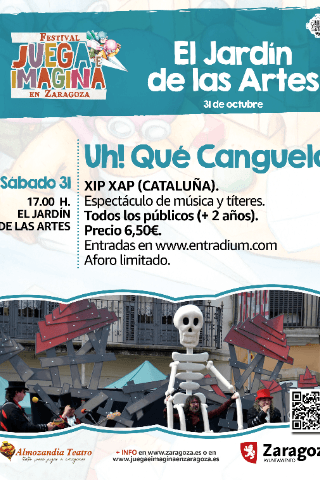 Cartel de ¡UH! Qué Canguelo. Xip Xap. (Cataluña).