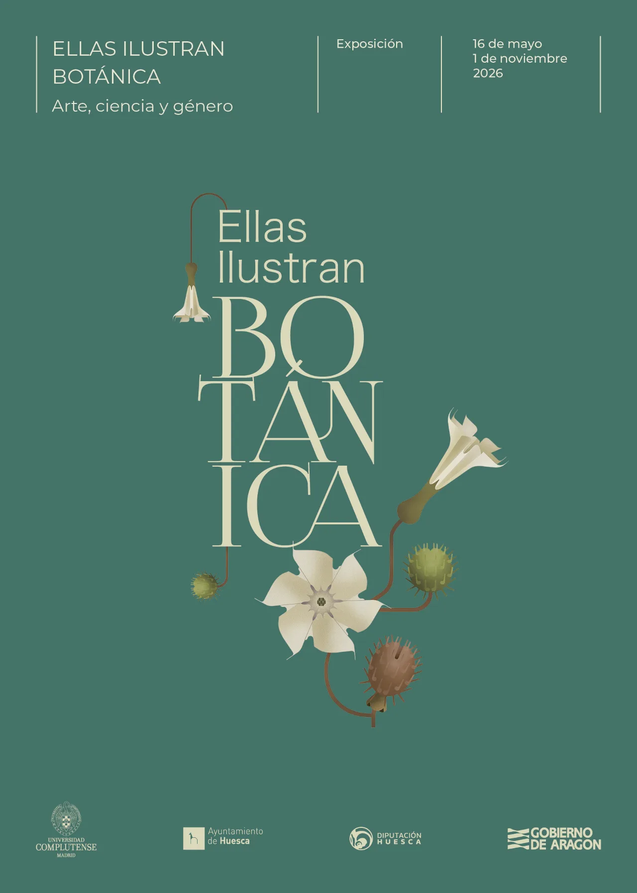 Cartel de Última visita guiada a «Ellas ilustran botánica»