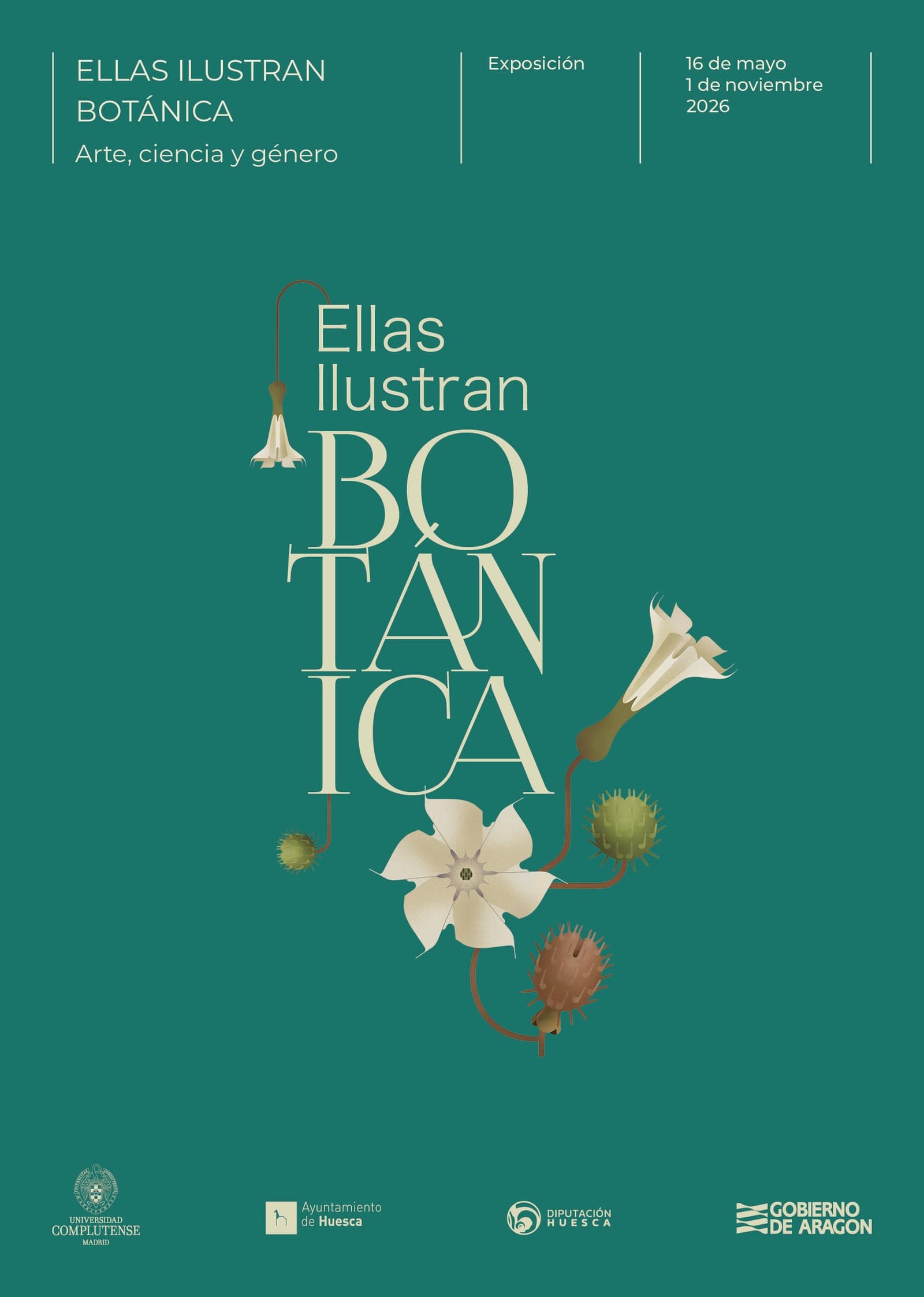 Cartel de Exposición ‘Ellas ilustran botánica’