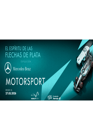 Cartel de Mercedes-Benz. Motorsport. El espíritu de las flechas de plata