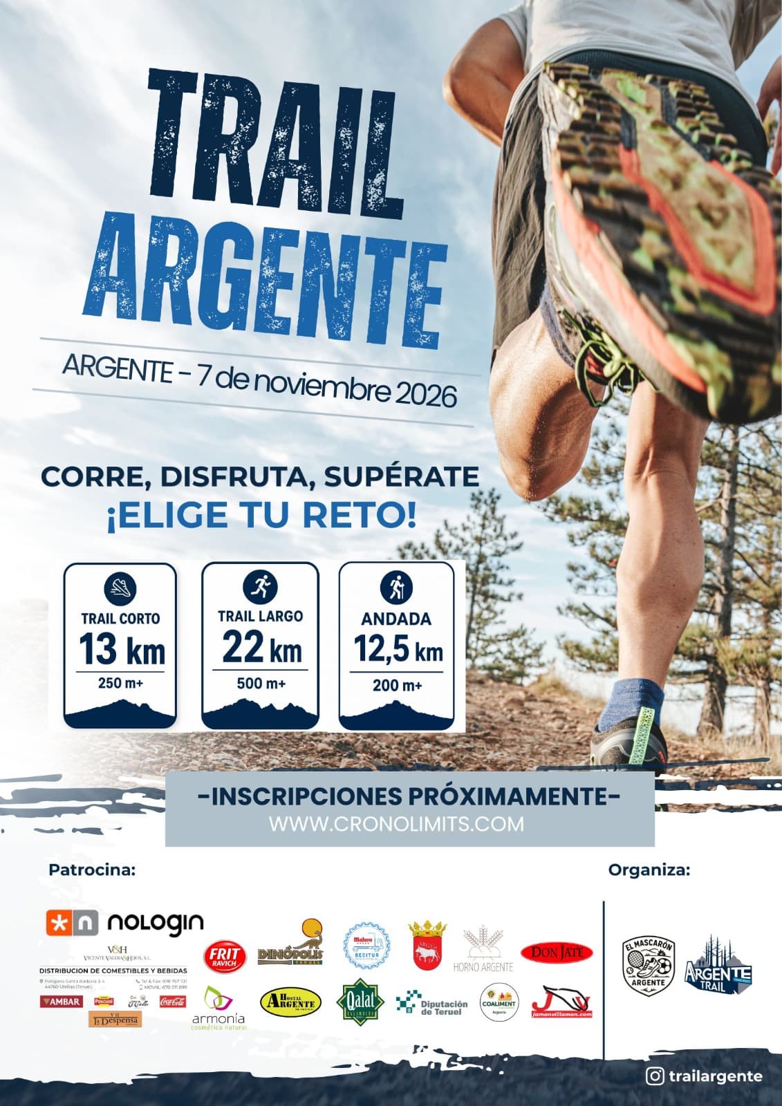 Cartel de Trail Argente 2026
