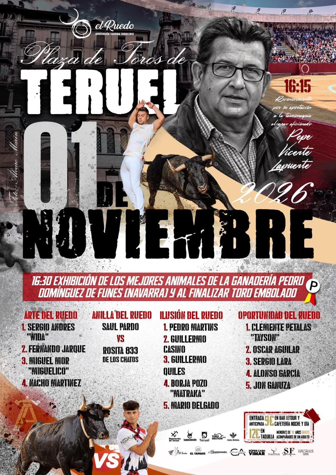 Cartel de Homenaje a Pepe Vicente Lapuente