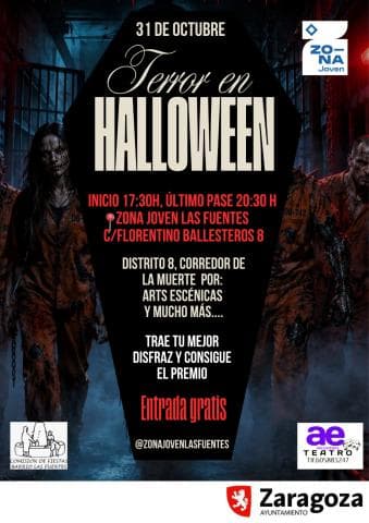 Cartel de Terror en Halloween