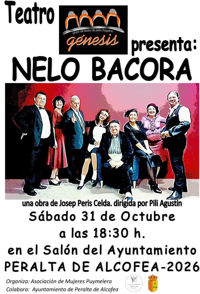 Cartel de Teatro: «Nelo Bacora», con Génesis Teatro