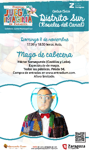 Cartel de Juega e Imagina: Mago de Cabecera. Hector Sansegundo (Castilla y León)