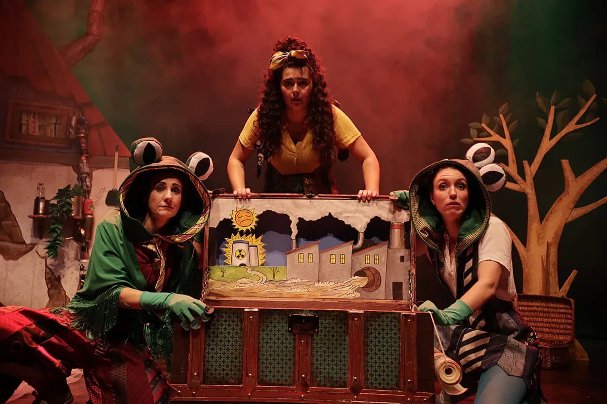 Cartel de «Cómo dormir al monstruo», de Biribú Teatro