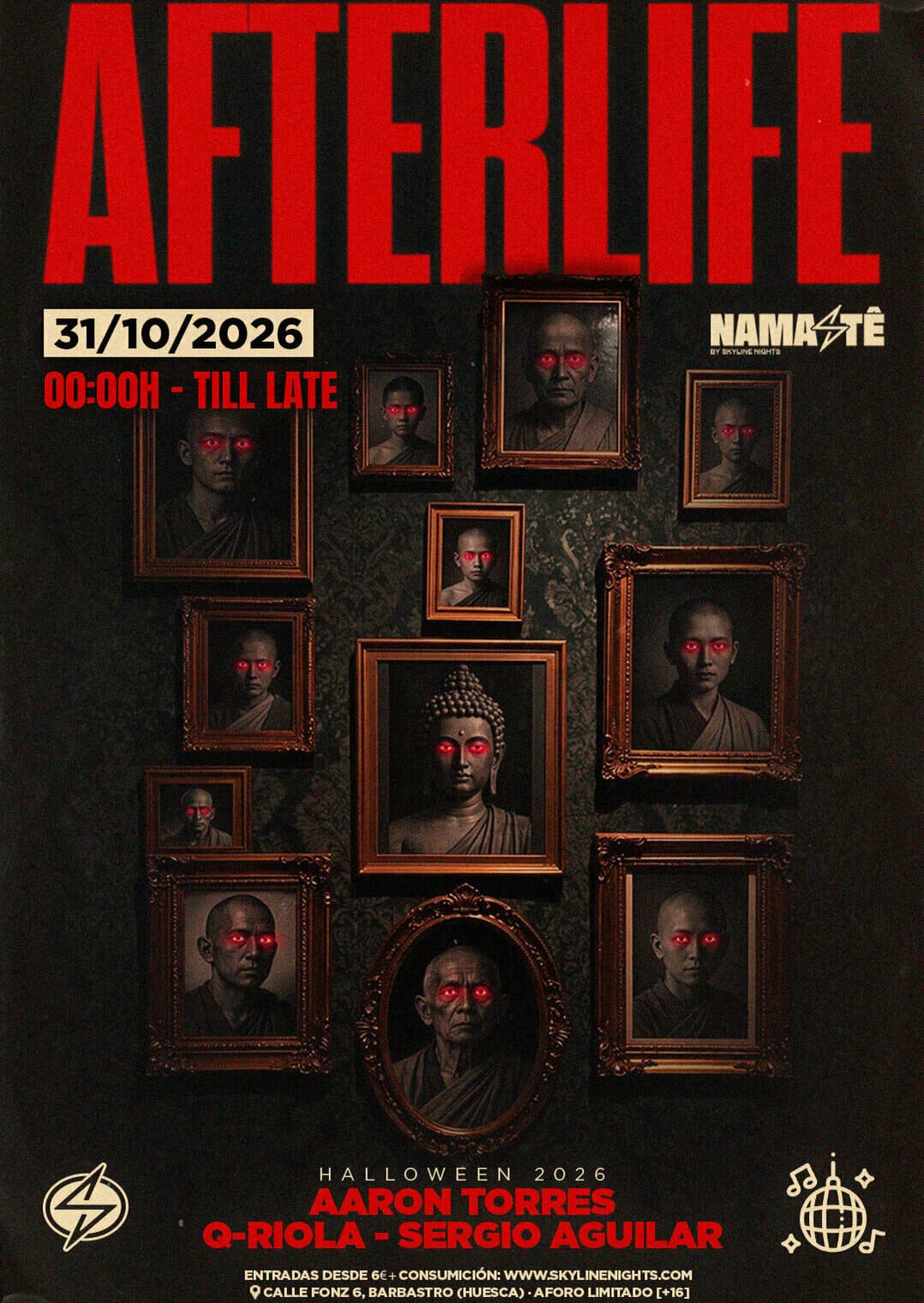 Cartel de Afterlife: fiesta de Halloween