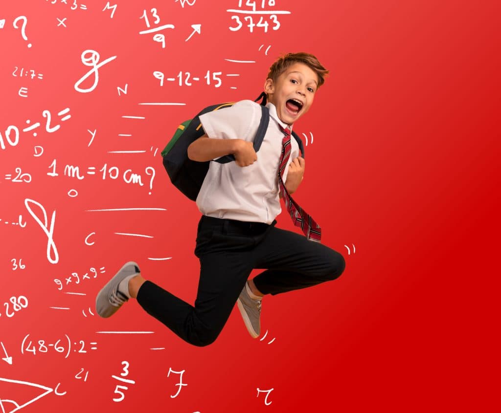 Cartel de Yincana infantil familiar en el Museo de Matemáticas
