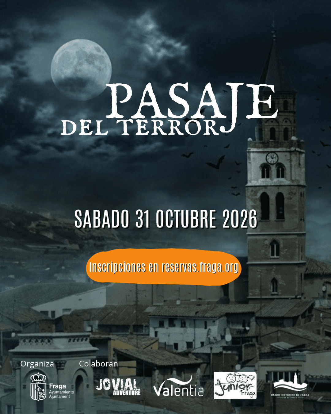 Cartel de Pasaje del Terror de Fraga