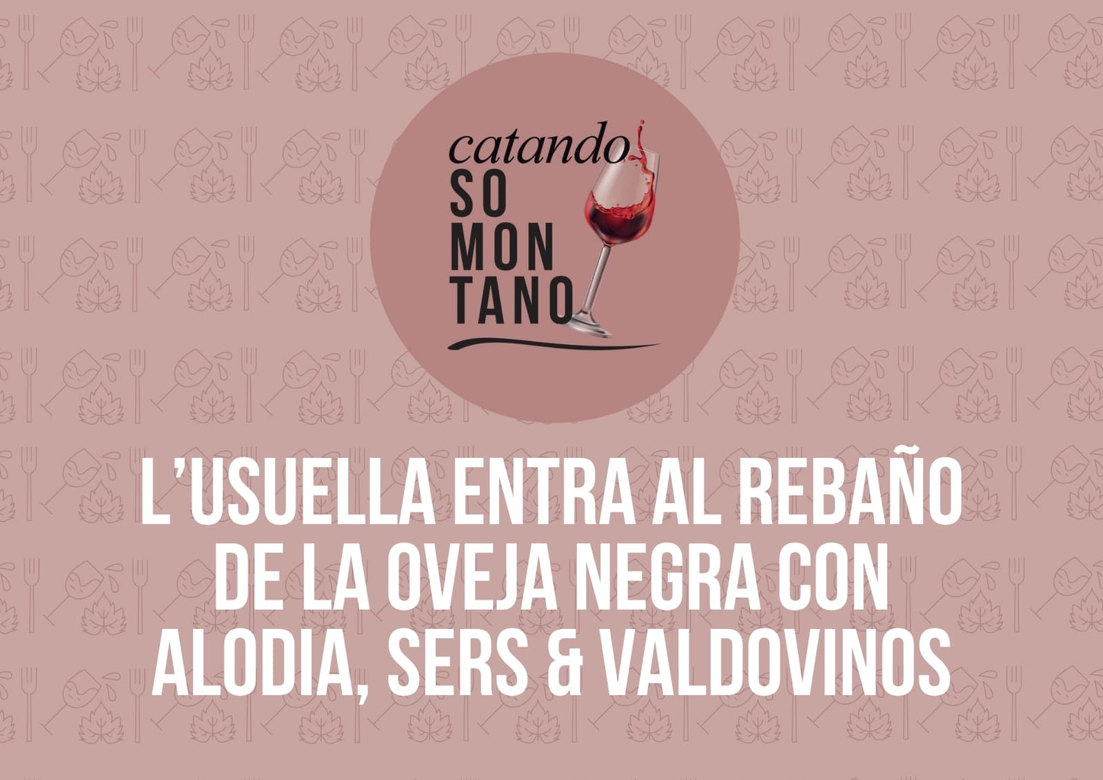 Cartel de L'Usuella entra al rebaño de La Oveja Negra, con Alodia, Sers y Valdovinos