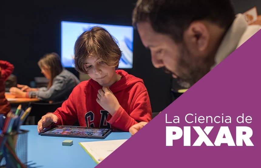 Cartel de Historias animadas: visita-taller familiar de animación en CaixaForum